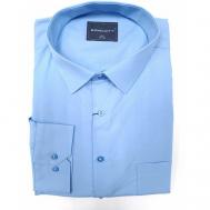 Рубашка , размер 3XL(62), голубой BARCOTTI