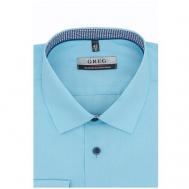 Рубашка , размер 174-184/40, голубой Greg