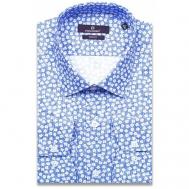 Рубашка , размер (56)3XL, синий Poggino