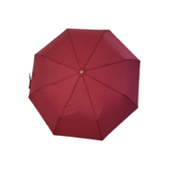 Смарт-зонт , автомат, 3 сложения, купол 96 см., 8 спиц, для женщин, красный GALAXY OF UMBRELLAS