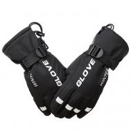 Перчатки , сенсорные, с утеплением, размер 8, черный West Biking