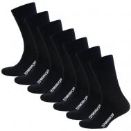 Мужские носки , 7 пар, классические, размер 43-45, черный Status