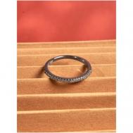 Кольцо , кристаллы Swarovski, размер 17, серебряный Shine&Beauty