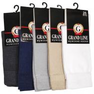 Мужские носки , 1 пара, классические, размер 25, черный Grand Line