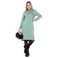 Платье , размер 52, зеленый Elena Tex