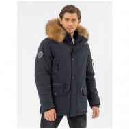 Куртка-аляска мужская зима/Куртка Парка мужская зимняя красная размер 56 NortFolk