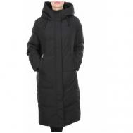 куртка  зимняя, силуэт прямой, стеганая, размер 56, черный Не определен