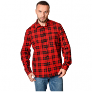 Рубашка , размер 46, бордовый Оптима Трикотаж