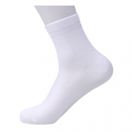 Мужские носки , 10 пар, 10 уп., классические, быстросохнущие, размер 41-47, белый ЛАНМЕНЬ