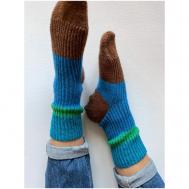 Женские носки , размер 39-41, синий My Woolens