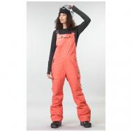 Полукомбинезон  для сноубординга , подкладка, карманы, мембрана, размер S, оранжевый, розовый Picture Organic