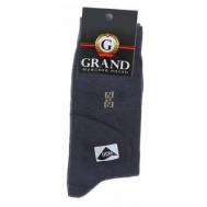 Мужские носки , 1 пара, размер 27, серый Grand Line