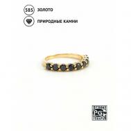 Кольцо , желтое золото, 585 проба, бриллиант, размер 17.5 Кристалл мечты