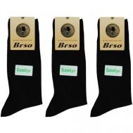Мужские носки , 3 пары, размер 31, черный BRSO