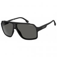 Солнцезащитные очки , квадратные, поляризационные, с защитой от УФ, для мужчин, черный Carrera