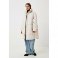 Пальто-кокон   демисезонное, оверсайз, средней длины, размер L/XL INT, бежевый BEFREE
