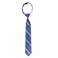 Галстук детский/галстук для мальчика/ цв.синий/размер L (8-12 лет) Андерсен