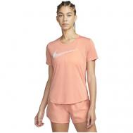 Беговая футболка , размер M, розовый Nike