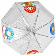 Зонт-трость , полуавтомат, прозрачный, бесцветный Свято-Троицкая Сергиева Лавра