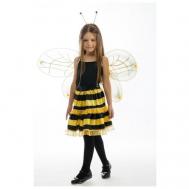 Карнавальный костюм «Пчёлка», юбка, ободок, крылья, рост 122-128 см Карнавалия Чудес