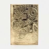 Обложка для паспорта , золотой MikiMarket