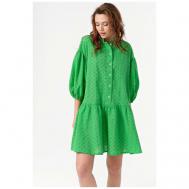 Платье , размер 40, зеленый Fly