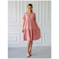 Платье , размер 50, розовый ИП Морозова Ольга Викторовна