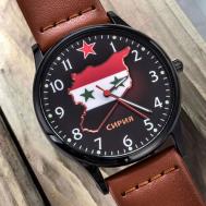 Наручные часы командирские мужские "Сирия", коричневый VoenPro