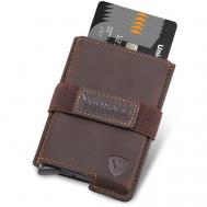 Кредитница , натуральная кожа, 1 карман для карт, для мужчин, коричневый VertMan