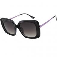 Солнцезащитные очки , бабочка, с защитой от УФ, градиентные, для женщин, черный MARIO ROSSI
