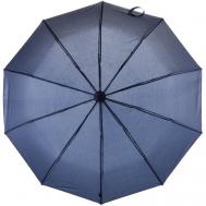 Мини-зонт , автомат, 3 сложения, чехол в комплекте, синий Mellizos