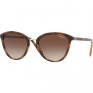 Солнцезащитные очки , панто, оправа: пластик, с защитой от УФ, для женщин, коричневый Vogue® Eyewear
