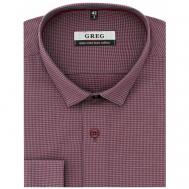 Рубашка , размер 174-184/40, красный, бордовый Greg