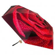 Мини-зонт , механика, 5 сложений, купол 94 см, 6 спиц, для женщин, красный RainLab