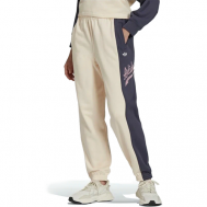 Брюки , карманы, размер 34 GER, бежевый, фиолетовый adidas Originals
