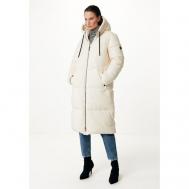 Пальто  , демисезон/зима, силуэт прямой, удлиненное, размер M, белый Mexx