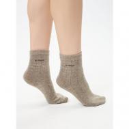 Женские носки  средние, размер 34-36, серый Khan.Cashmere
