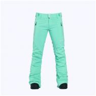 Горнолыжные брюки , карманы, мембрана, утепленные, водонепроницаемые, размер S, зеленый Horsefeathers