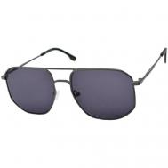 Солнцезащитные очки , авиаторы, оправа: металл, с защитой от УФ, для мужчин, синий Enni Marco