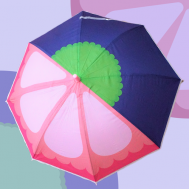 Зонт-трость фиолетовый, розовый Sky Rain