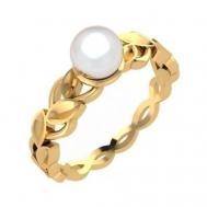 Кольцо POKROVSKY кольцо из золота 1180779-00360, красное золото, 585 проба, жемчуг, размер 17.5, белый Золотые купола
