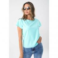 Блуза  , размер 52, голубой A-A Awesome Apparel by Ksenia Avakyan