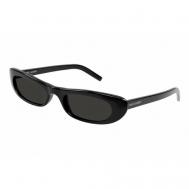 Солнцезащитные очки , овальные, оправа: пластик, с защитой от УФ, черный Saint Laurent