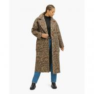 Пальто  , демисезон/зима, оверсайз, размер 46/M, коричневый UGG