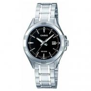 Наручные часы  Collection LTP-1308D-1A, серебряный, черный Casio