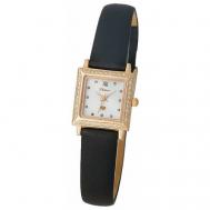 Наручные часы  женские, кварцевые, корпус золото, 585 проба, бриллиантбелый Platinor