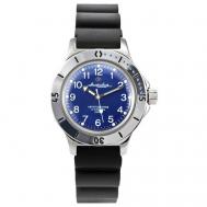 Наручные часы  Амфибия 120812, черный, синий Vostok