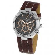 Наручные часы  Sport 1-1837D, серебряный, коричневый Jacques Lemans
