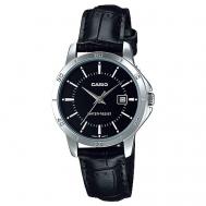Наручные часы  Collection LTP-V004L-1A, черный, серебряный Casio