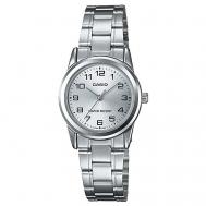 Наручные часы  LTP-V001D-7B, белый, серебряный Casio